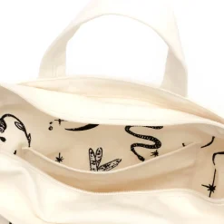 Horizontal Zip Duck Bag in Ballet Icons by Baggu