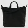 Horizontal Zip Duck Bag in Black by Baggu