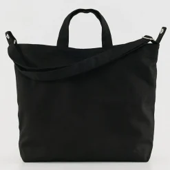 Horizontal Zip Duck Bag in Black by Baggu