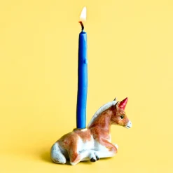 Horse Ceramic Cake Topper by Camp Hollow