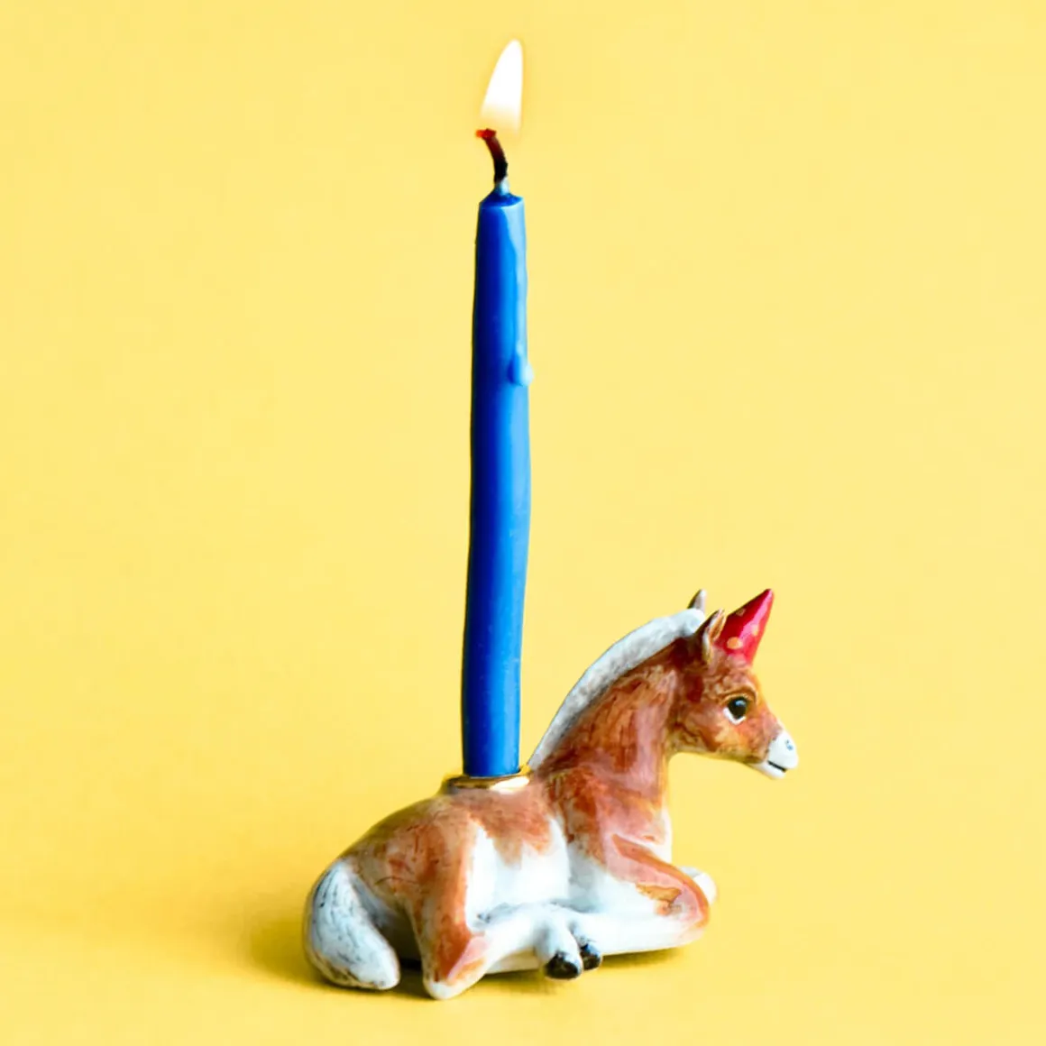 Horse Ceramic Cake Topper by Camp Hollow