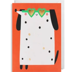 Hot Dog Greetings Card by Susie Hammer for Lagom Design