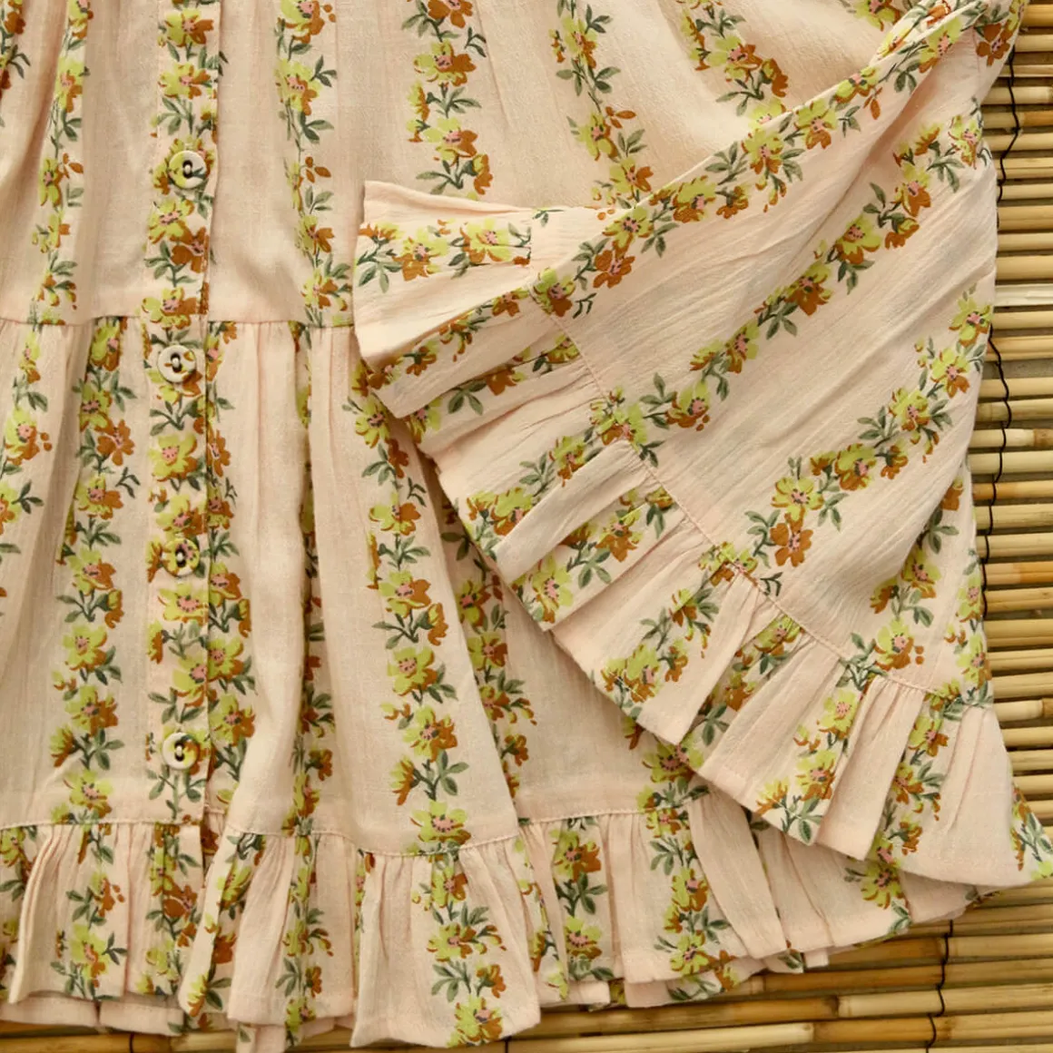 Ibiza Dress in Farandole Flowers by Bonjour