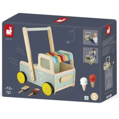 Ice Cream Cart Push Along Trolley by Janod
