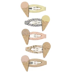 Ice Cream Mini Clic Clac Hair Clips by Mimi & Lula