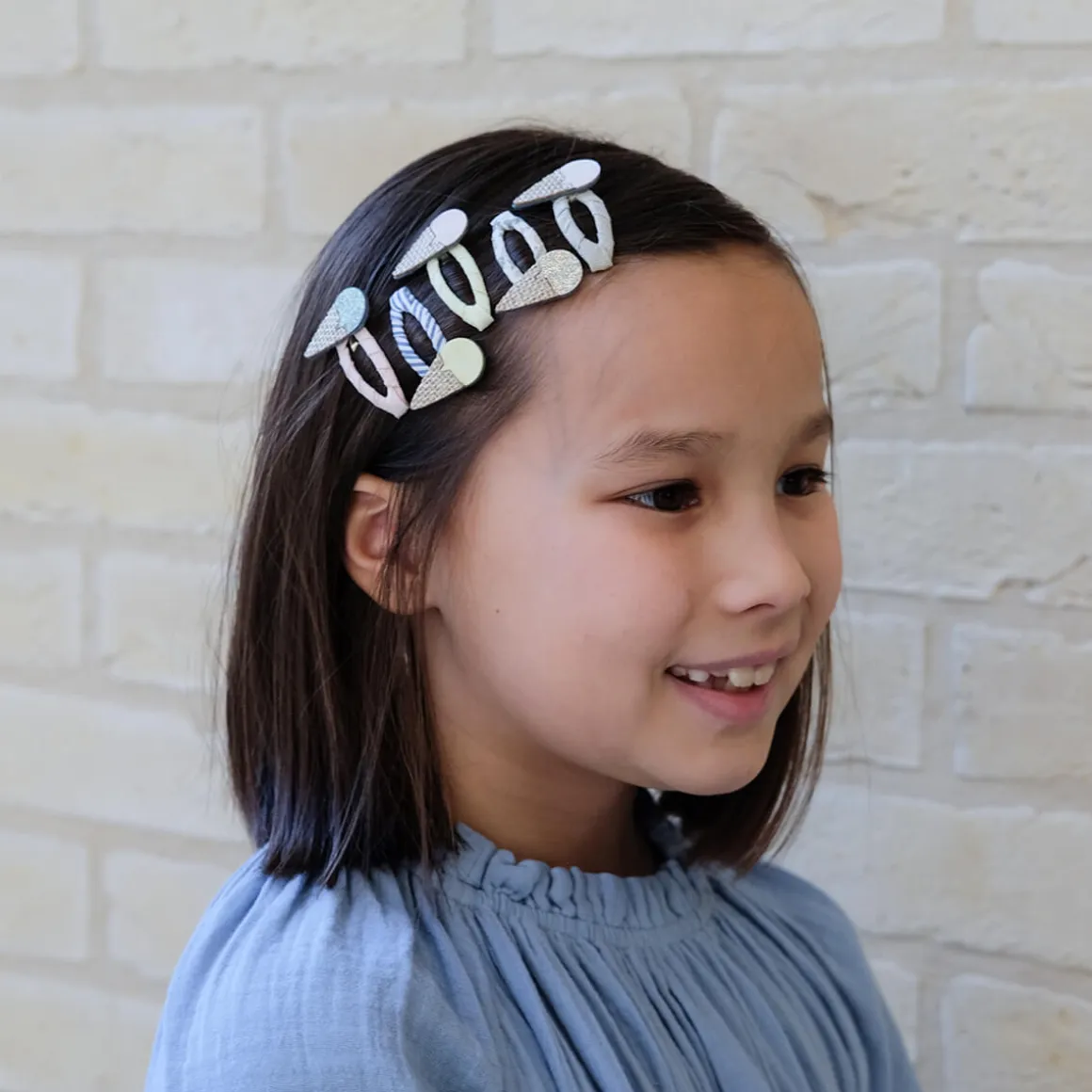Ice Cream Mini Clic Clac Hair Clips by Mimi & Lula
