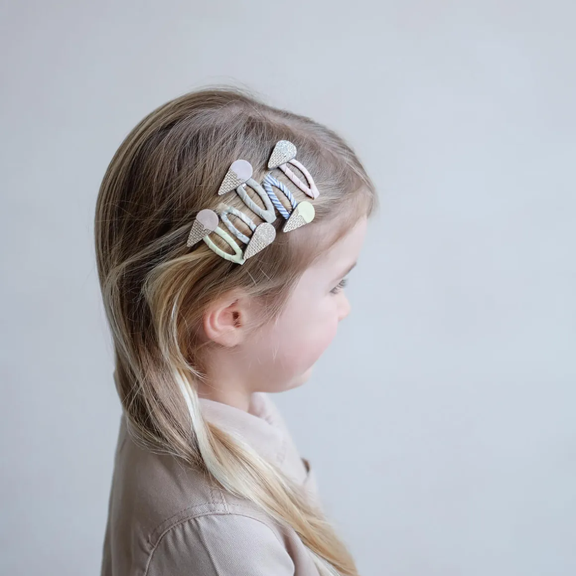 Ice Cream Mini Clic Clac Hair Clips by Mimi & Lula