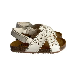 Ida Cut Out Sandals in Latte by PèPè