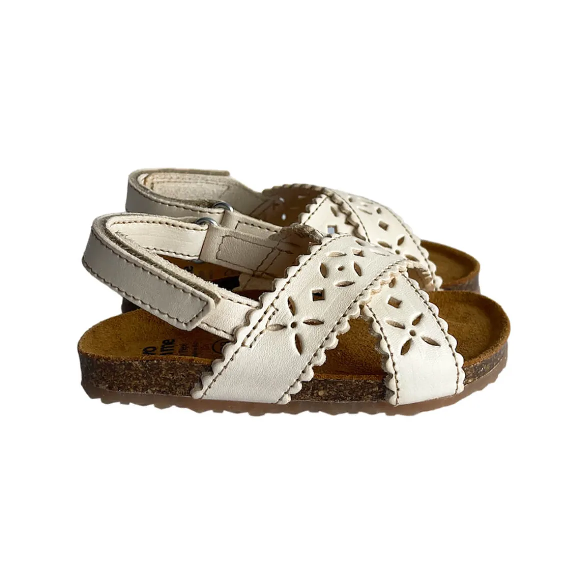 Ida Cut Out Sandals in Latte by PèPè