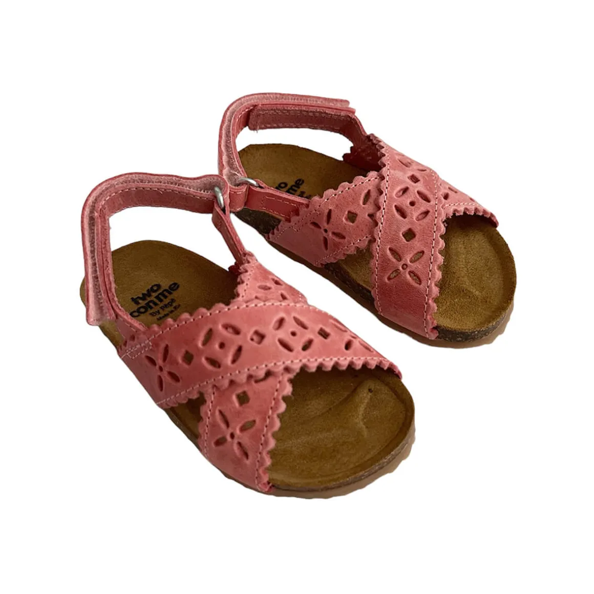 Ida Cut Out Sandals in Rosa Pink by PèPè