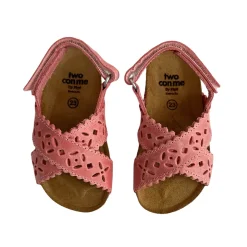 Ida Cut Out Sandals in Rosa Pink by PèPè