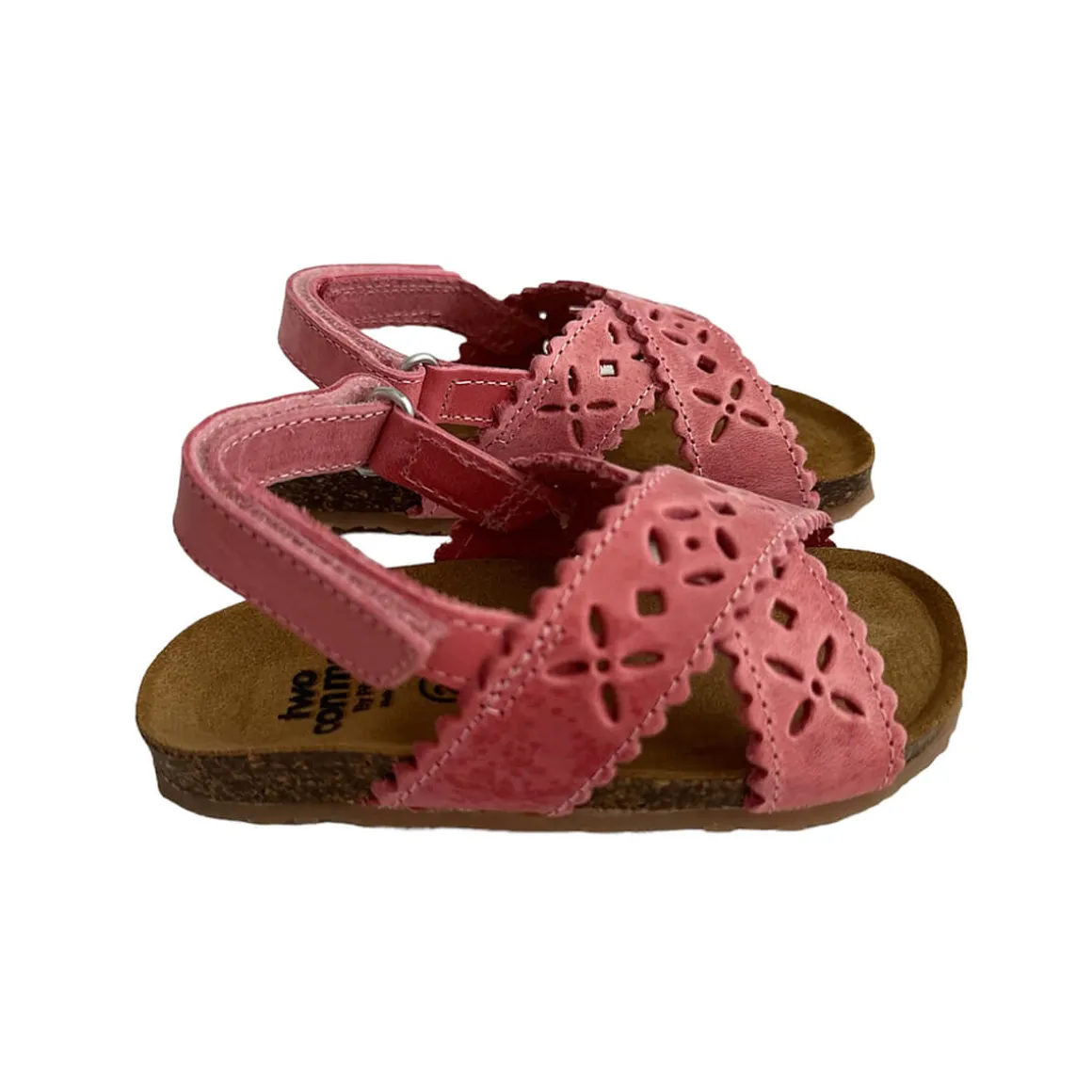 Ida Cut Out Sandals in Rosa Pink by PèPè