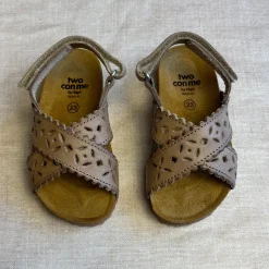 Ida Cut Out Sandals in Sand by PèPè