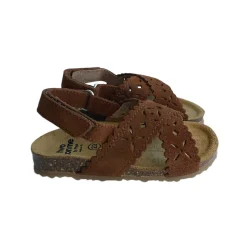 Ida Cut Out Sandals in Terra Suede by PèPè