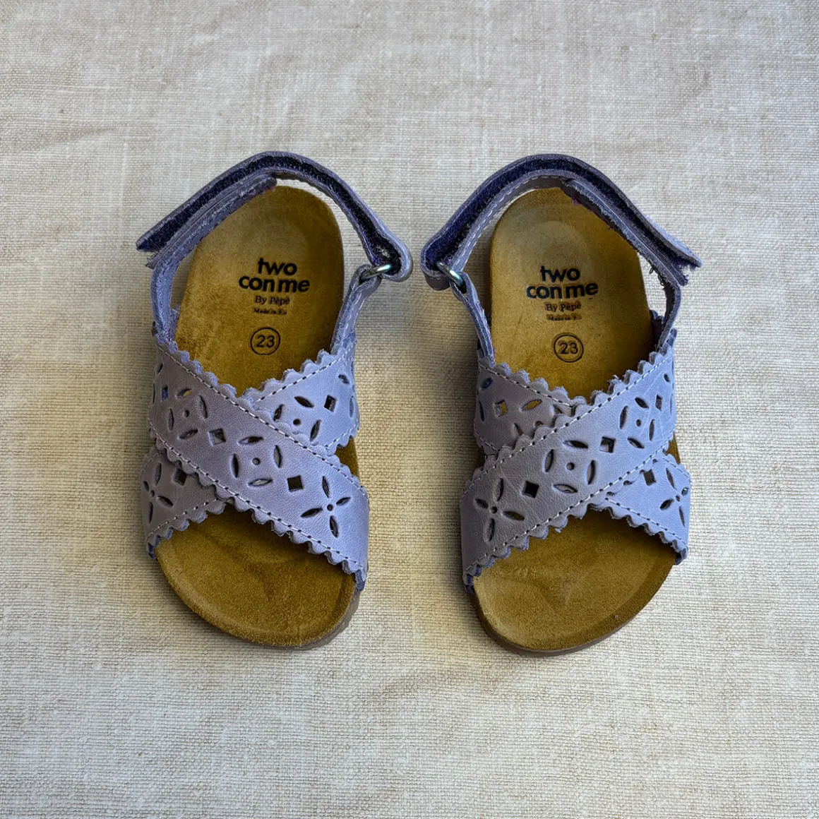 Ida Cut Out Sandals in Violetto by PèPè