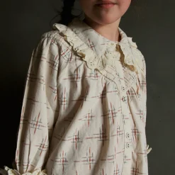 Ikat Dress in Ivory by Bonjour - Last Ones In Stock - 2-8 Years
