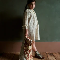 Ikat Dress in Ivory by Bonjour - Last Ones In Stock - 2-8 Years