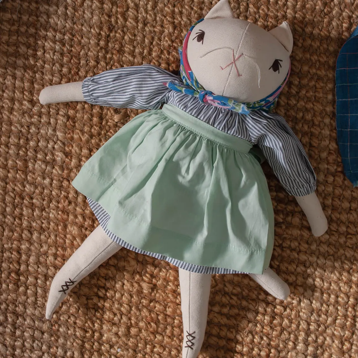 Imogen Large Cat in Cream by Polka Dot Club