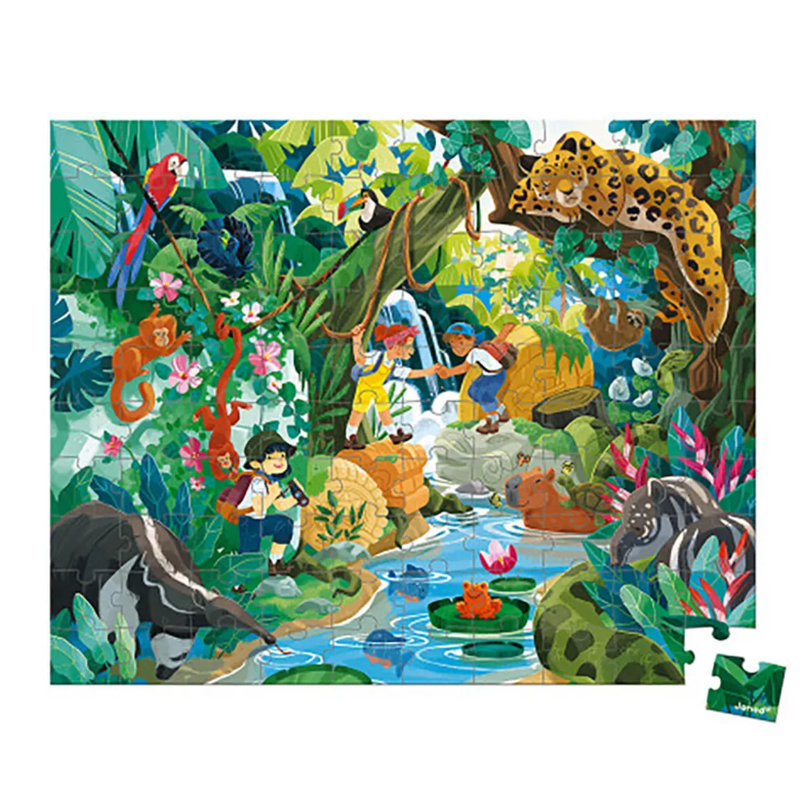 Inca Adventure 100 Piece Jigsaw Puzzle In Carry Case by Janod