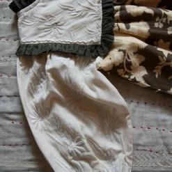 Ines Dress in Autumnal Terra Flowers by Bonjour - Last One In Stock - 6 Years