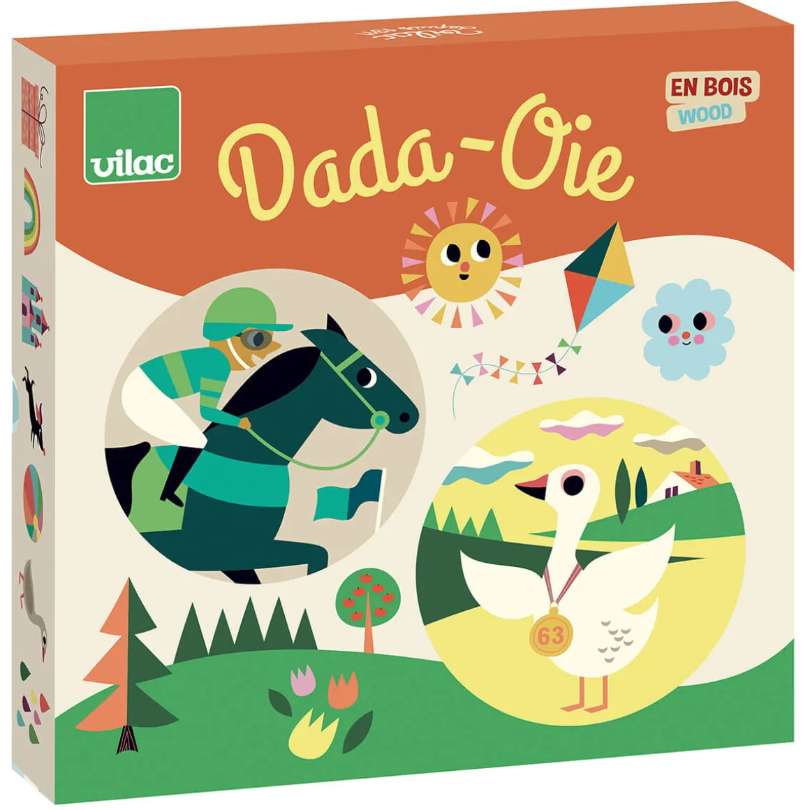 Ingela P. Arrhenius Dada-Oie Board Games Set by Vilac