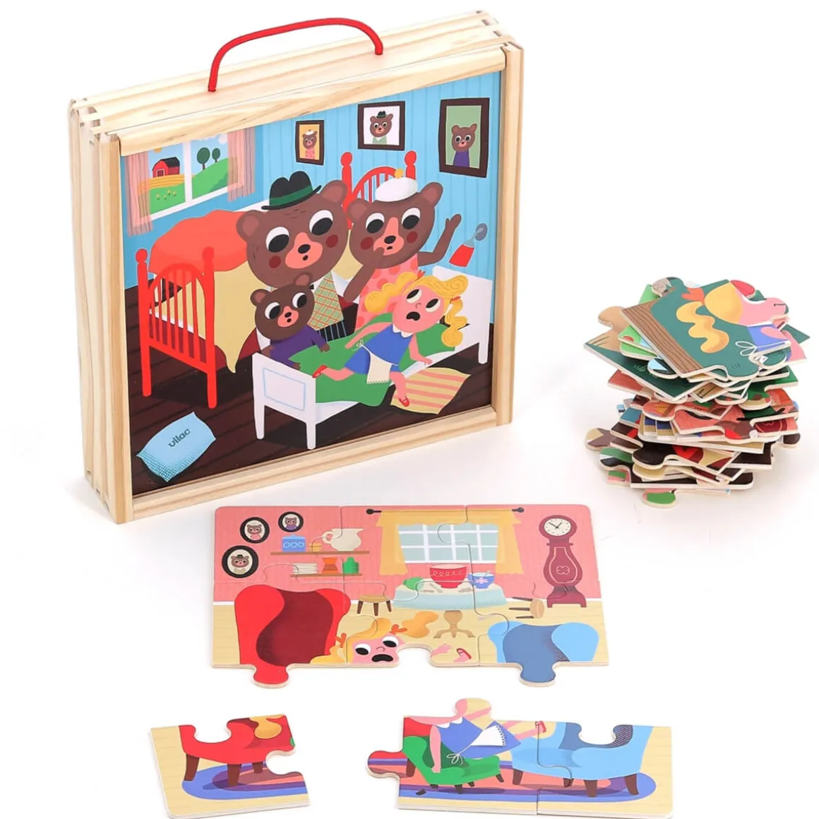 Ingela P.Arrhenius Goldilocks Wooden Puzzle by Vilac