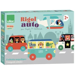 Ingela P. Arrhenius Magnetic Cars Set by Vilac