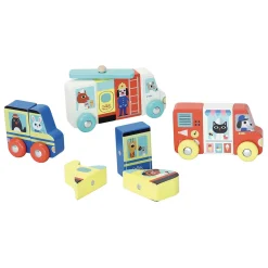 Ingela P. Arrhenius Magnetic Trucks Set by Vilac