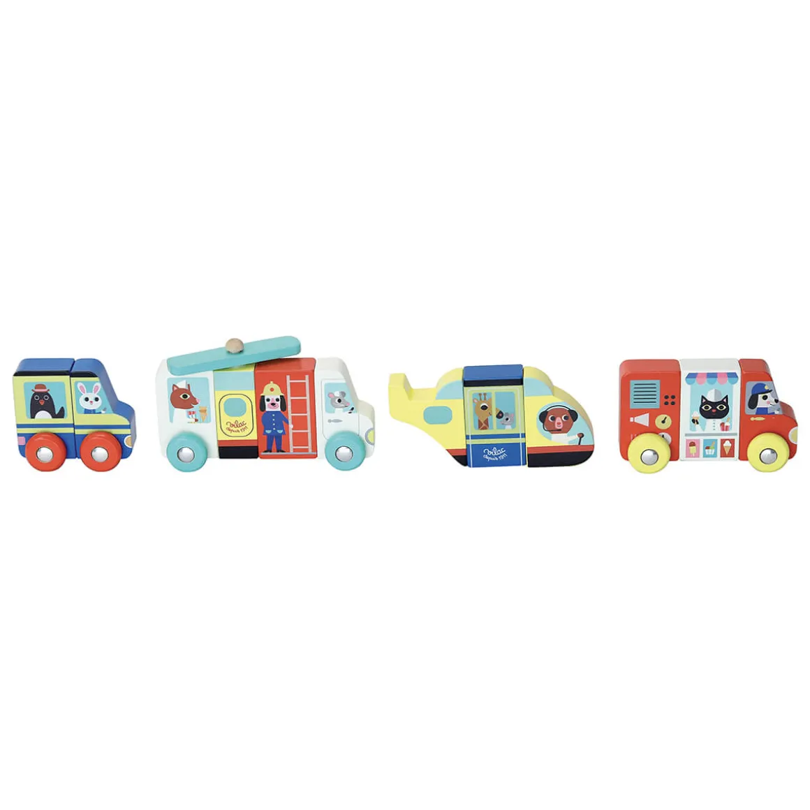 Ingela P. Arrhenius Magnetic Trucks Set by Vilac