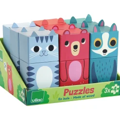 Ingela P. Arrhenius Mini Wooden Jigsaw Puzzles by Vilac