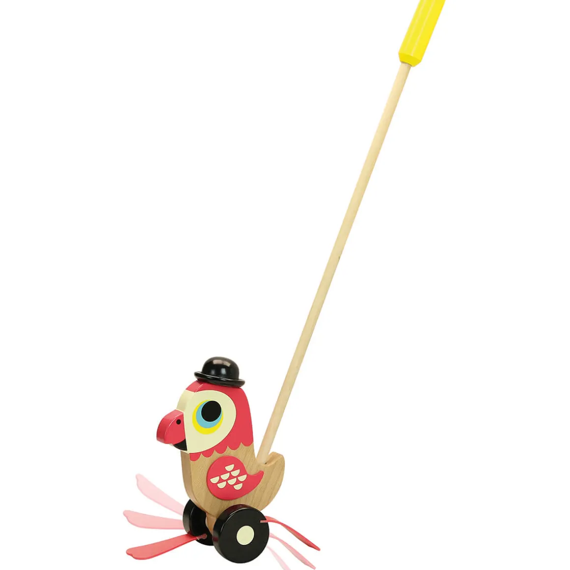 Ingela P. Arrhenius Parrot Push Toy by Vilac