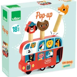 Ingela P. Arrhenius Pop Up Autobus Toy by Vilac