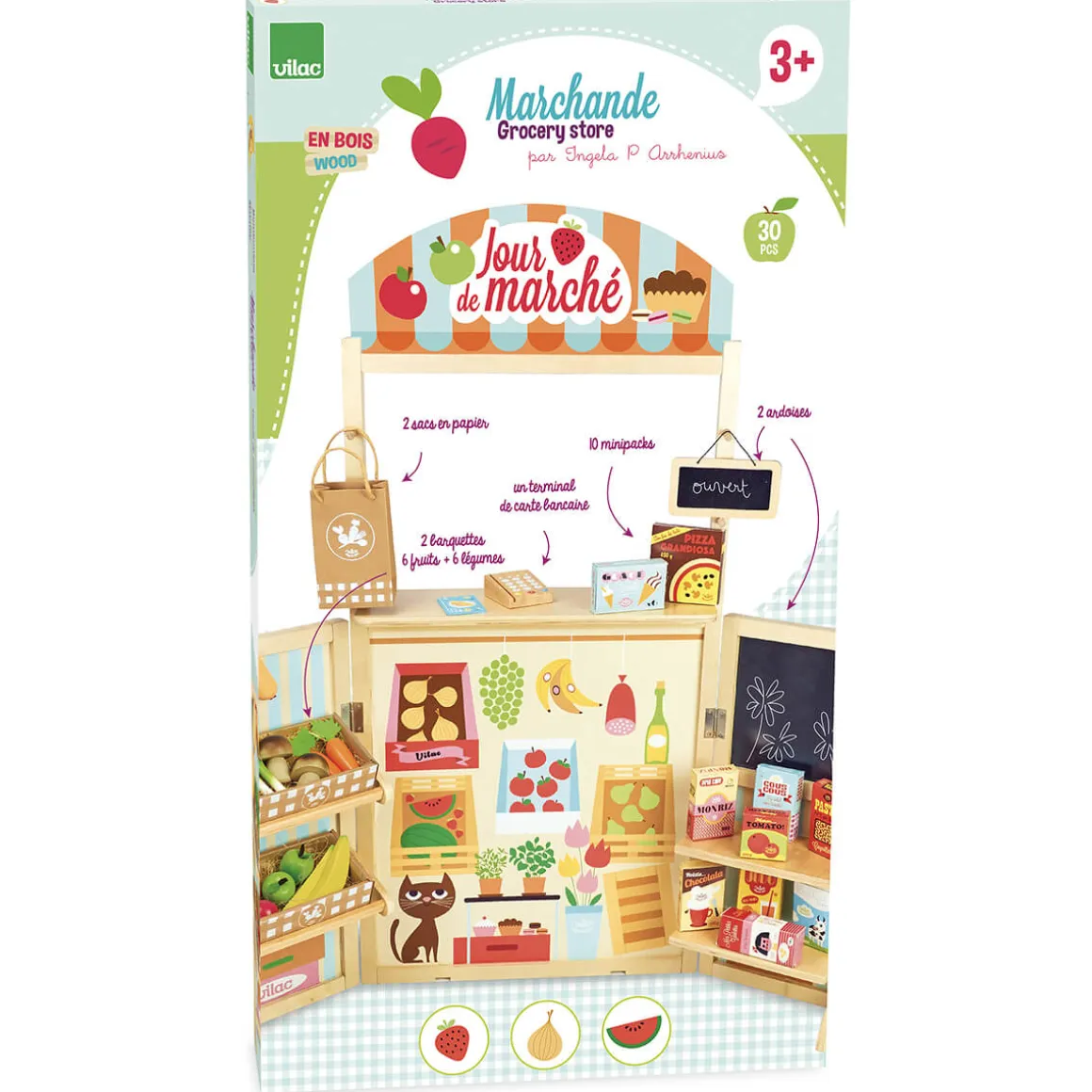 Ingela P. Arrhenius Wooden Grocery Store by Vilac