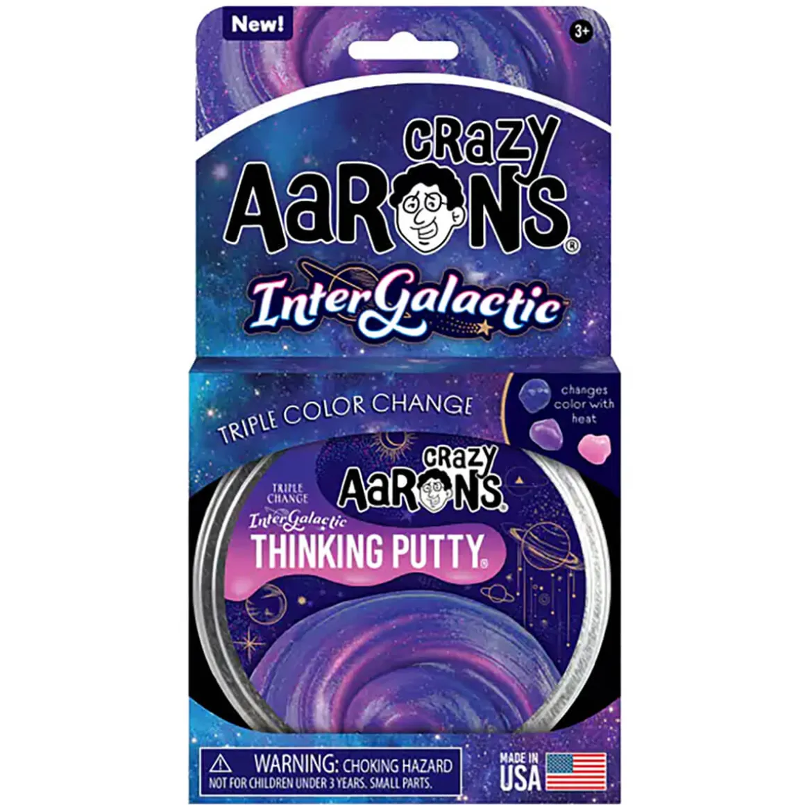 Intergalactic Triple Color Change Thinking Putty by Crazy Aarons