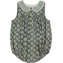 Iris Romper in Thistle Floral by Little Cotton Clothes
