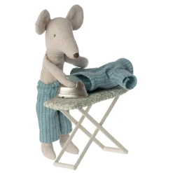 Iron and Ironing Board in Mint Floral by Maileg