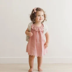 Isla Dress in Lipstick by Quincy Mae