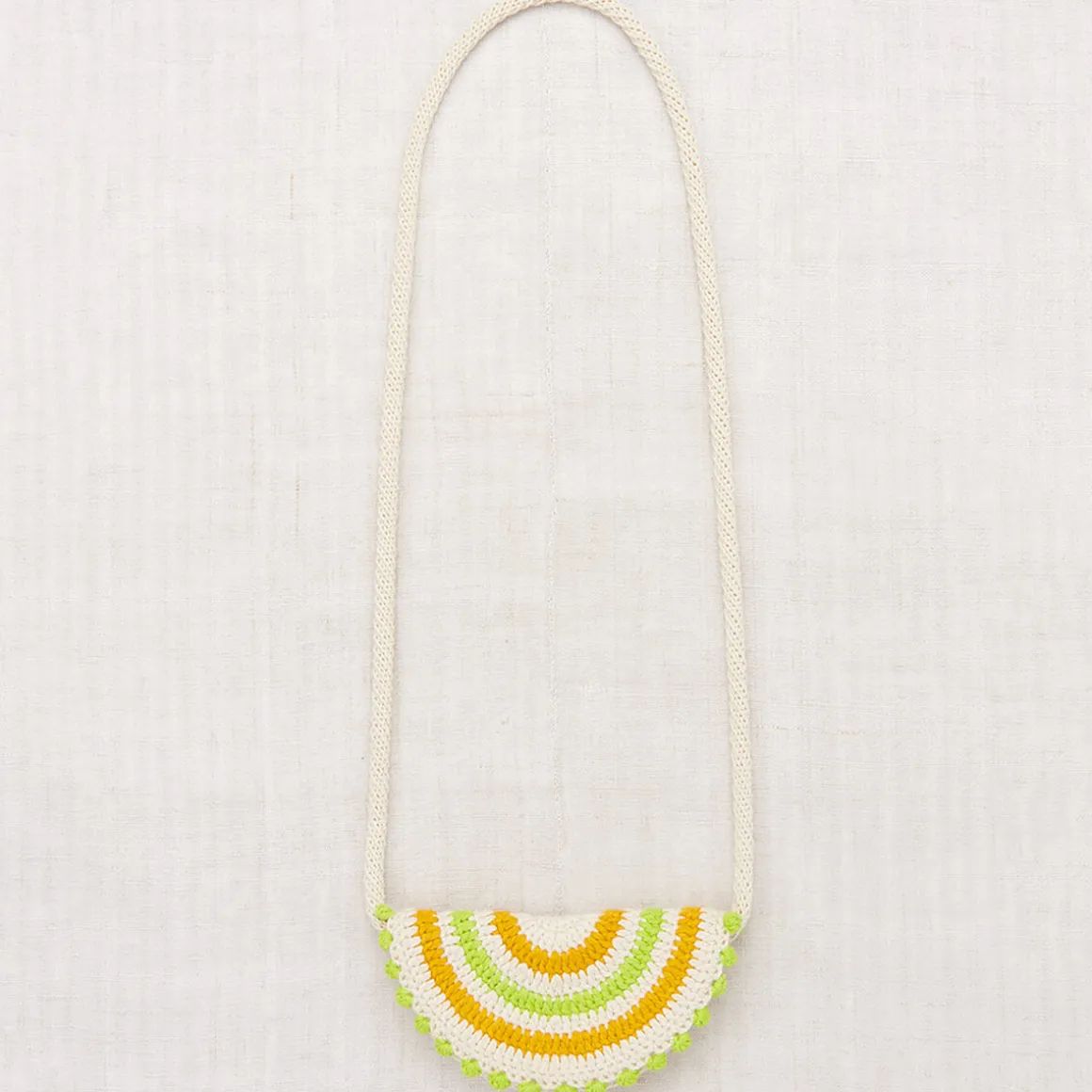 Isla Half Moon Bag in Marzipan by Misha & Puff