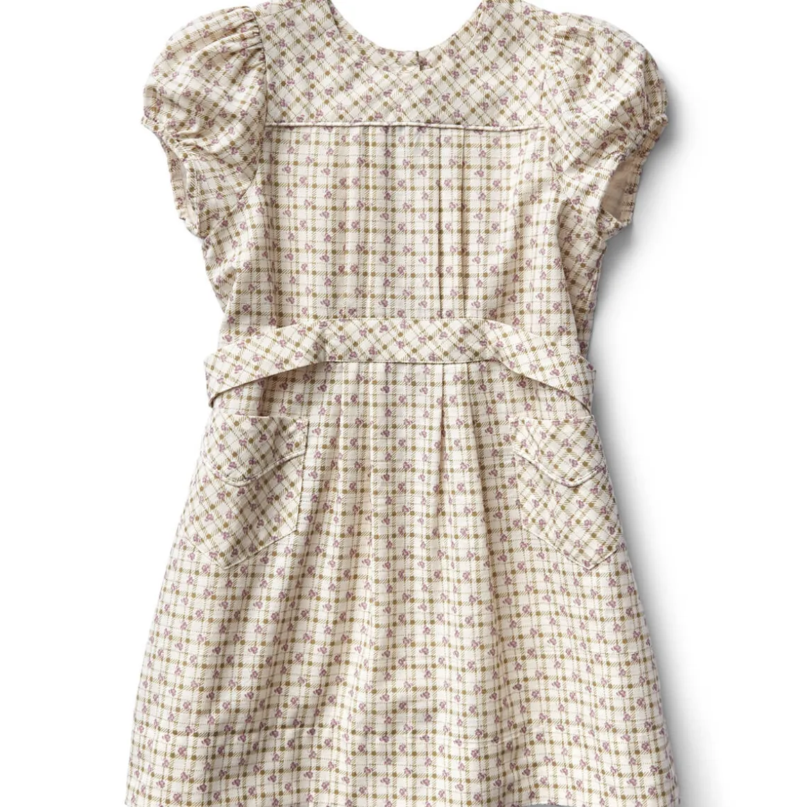 Ismay Dress in Checker Rose Print / Zinnia by Soor Ploom