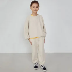 Itonay Kid's Joggers in Ecru Melange by American Vintage