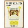 It's A Boy Pop Out Decoration And Greetings Card by The Pop Out Card Company