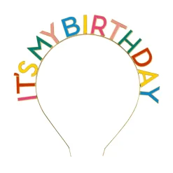 It's My Birthday Headband in Rainbow by Talking Tables