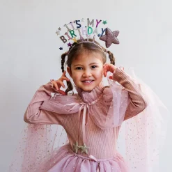 It's My Birthday Headdress in Metallics by Mimi & Lula