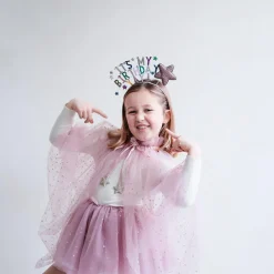 It's My Birthday Headdress in Metallics by Mimi & Lula