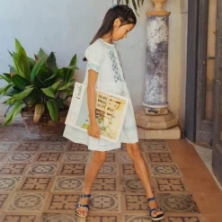 Ivy Dress in Opaline Embroidery by Lali