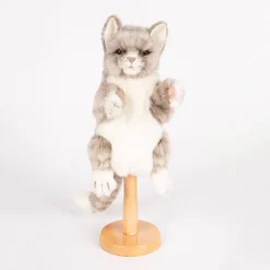 Jacquard Cat Hand Puppet (30cm) by Hansa