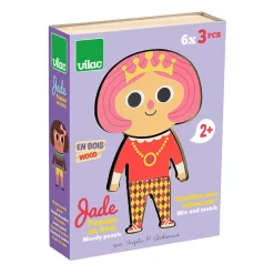 Jade Moody Wooden Puzzle by Vilac