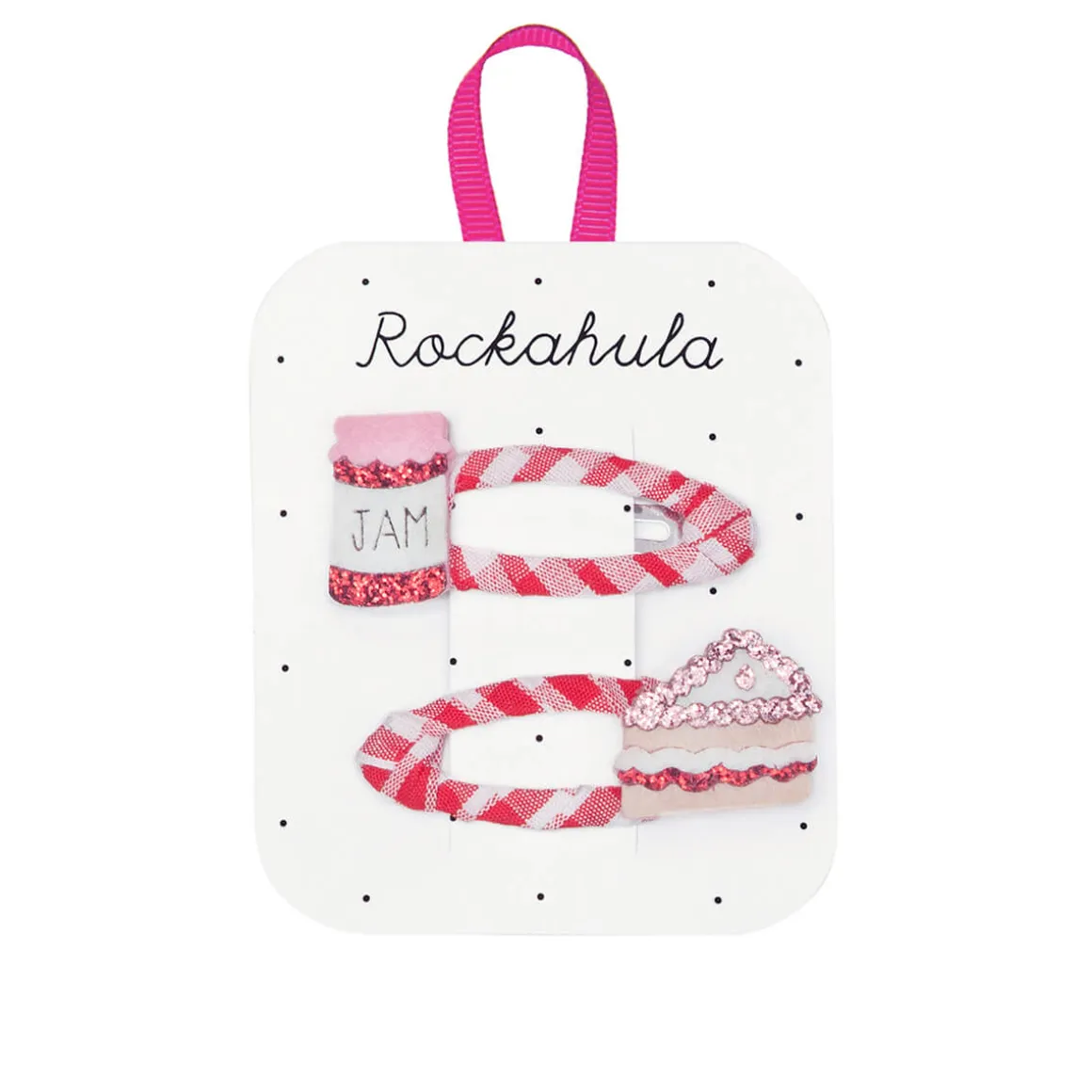 Jam And Cake Gingham Hair Clips by Rockahula