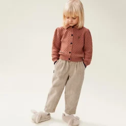Jane Knit Cardigan in Dark Rosetta by Liewood
