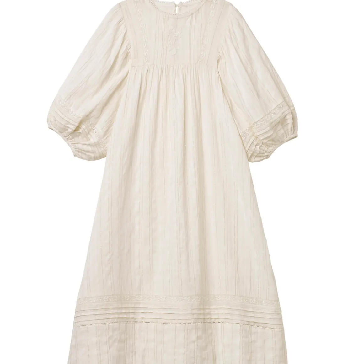 Jasmine Dress in Vintage White by Faune